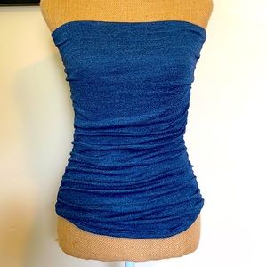 Michael Stars - Shimmery Blue Tube Top